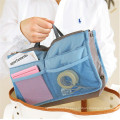 Moda Multifuncional organizador portátil cosmético bolso de viaje de nylon (YB2204)